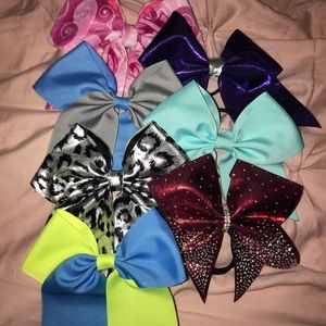 assorted cheer bows